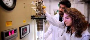 Engineering students working at the King's Buildings campus